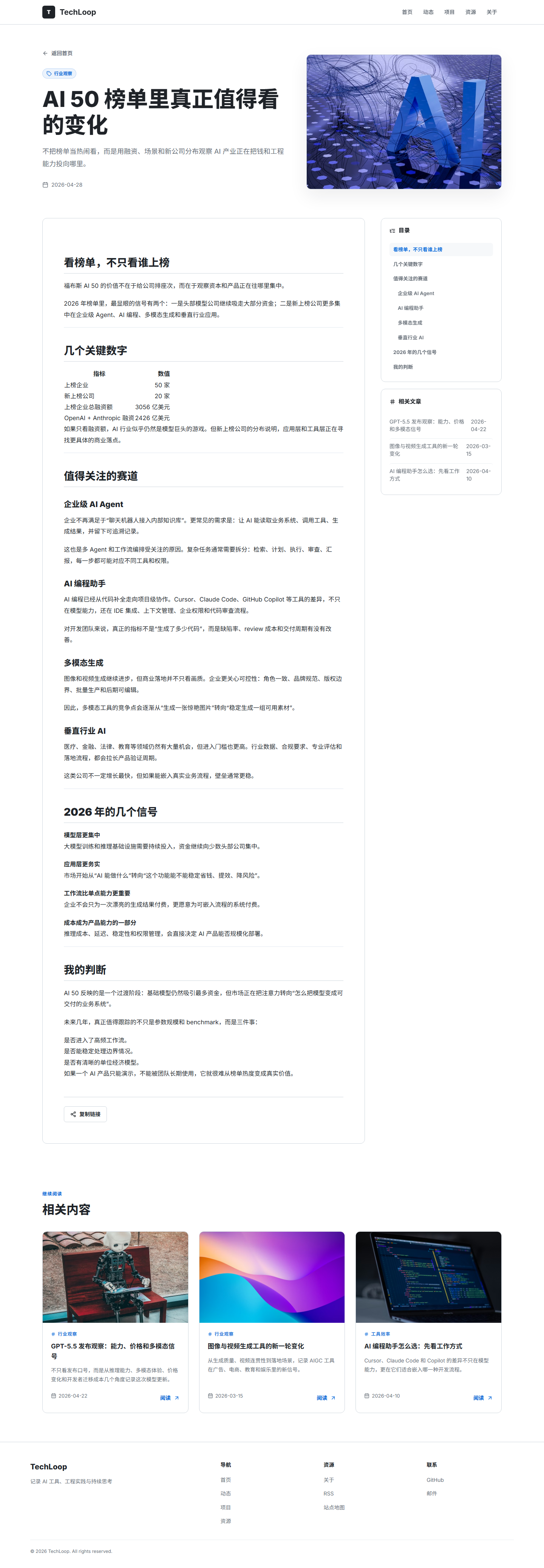 文章页